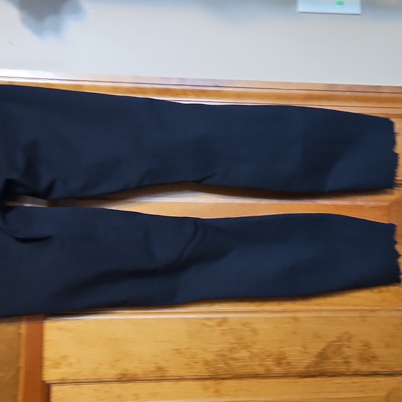 MOTHER Looker Ankle Fray Distressed Low-Rise Black Jeans - Picture 8 of 14